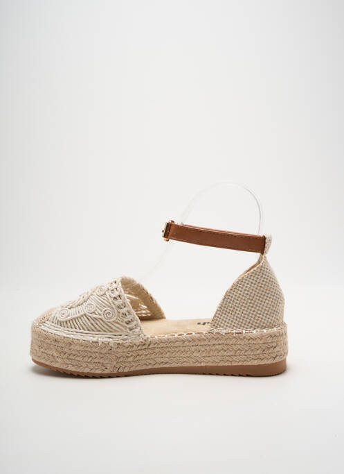 Espadrilles beige REFRESH pour femme
