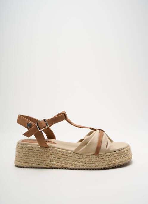 Espadrilles marron REFRESH pour femme