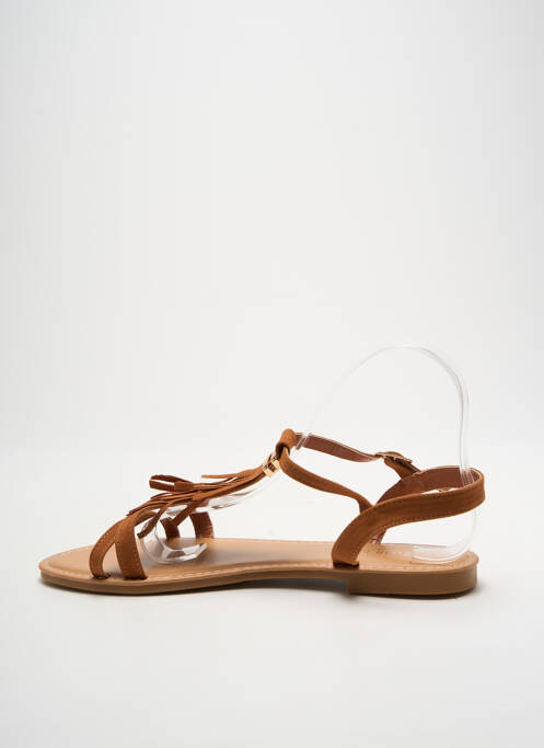 Sandales/Nu pieds marron SIXTH SENS pour femme