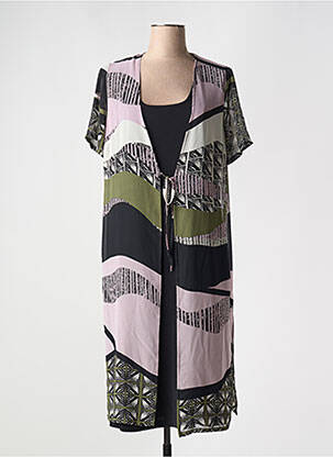 Ensemble robe type de veste casual violet GUY DUBOUIS femme