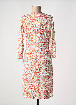 Robe mi-longue manches longues manches longues blanc GREGORY PAT femme