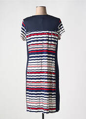 Robe mi-longue bleu IMPULSION pour femme seconde vue