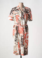 Robe mi-longue orange FRANCE RIVOIRE pour femme seconde vue