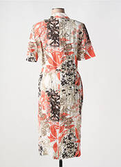 Robe mi-longue orange FRANCE RIVOIRE pour femme seconde vue