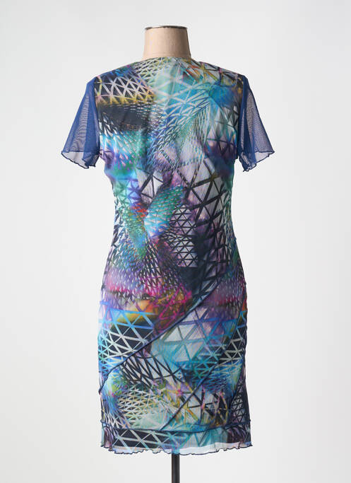 Robe mi-longue bleu GUY DUBOUIS pour femme