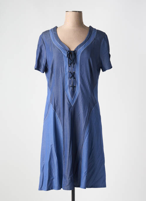 Robe mi-longue bleu MERI & ESCA pour femme