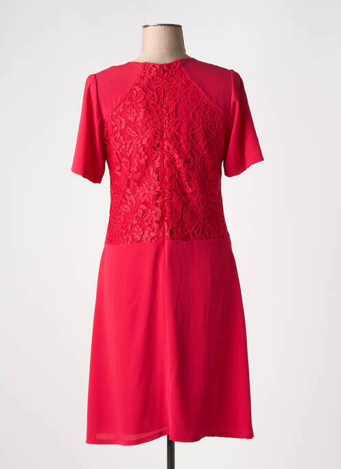Robe mi-longue rouge GUY DUBOUIS pour femme