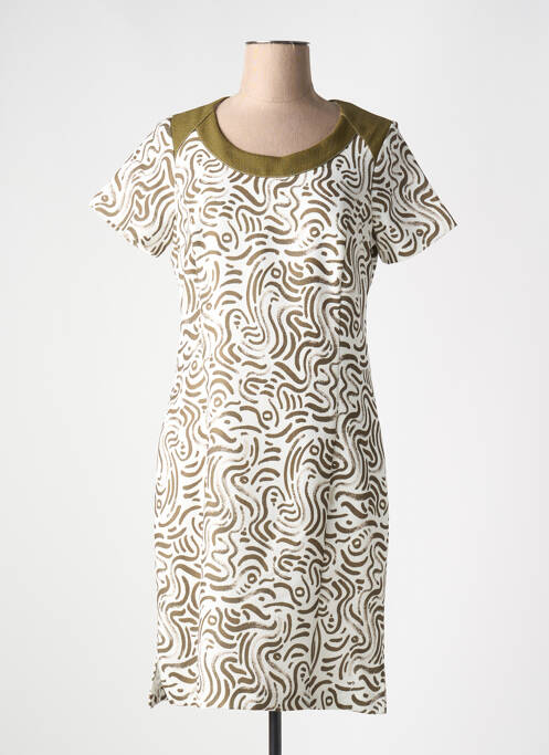 Robe mi-longue vert GUY DUBOUIS pour femme