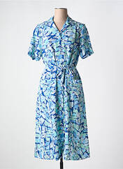 Robe mi-longue bleu FRANCE RIVOIRE pour femme seconde vue