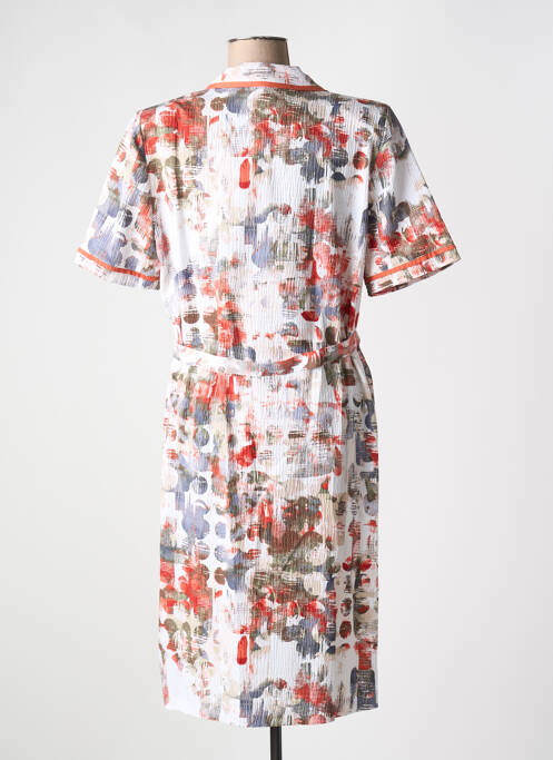 Robe mi-longue blanc GUY DUBOUIS femme