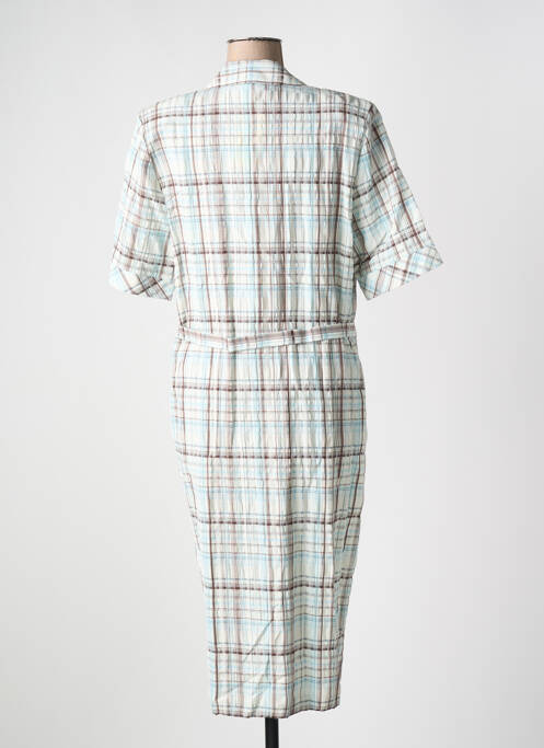 Robe mi-longue bleu FRANCE RIVOIRE pour femme