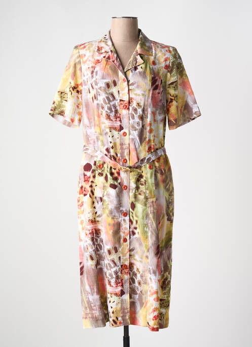 Robe mi-longue vert FRANCE RIVOIRE pour femme