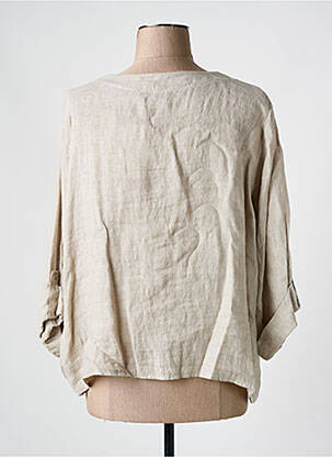 Veste casual coupe droite gris COULEURS DU TEMPS femme