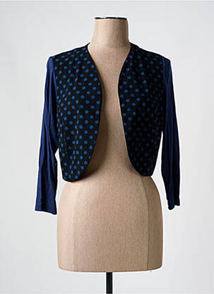 Boléro coupe cintrée bleu MERI & ESCA femme