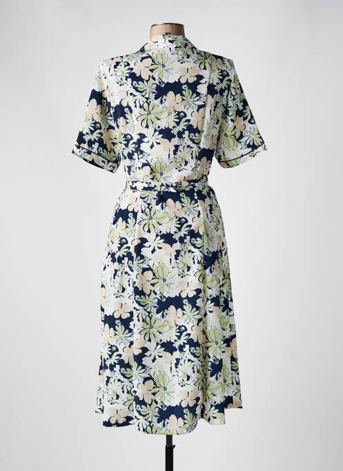 Robe mi-longue bleu GUY DUBOUIS pour femme