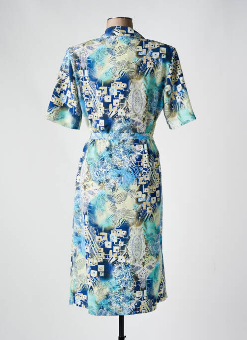 Robe mi-longue bleu GUY DUBOUIS pour femme