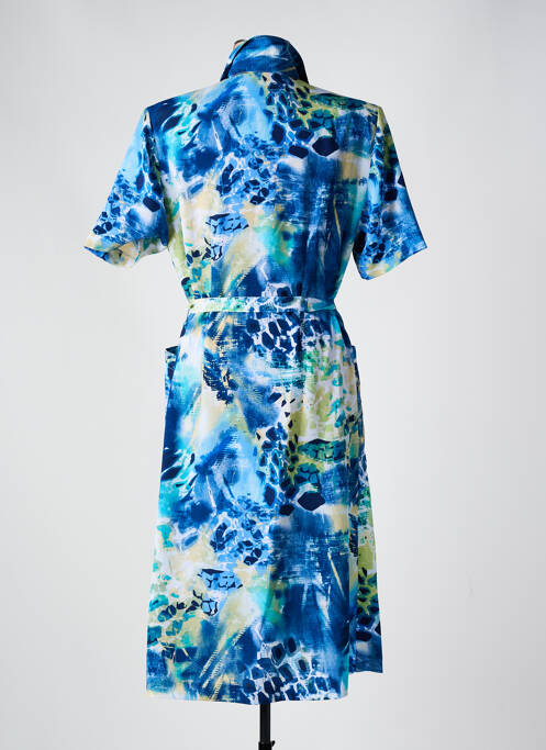 Robe mi-longue bleu GUY DUBOUIS pour femme
