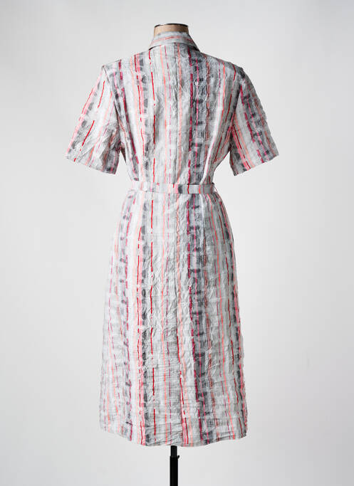 Robe mi-longue gris FRANCE RIVOIRE pour femme