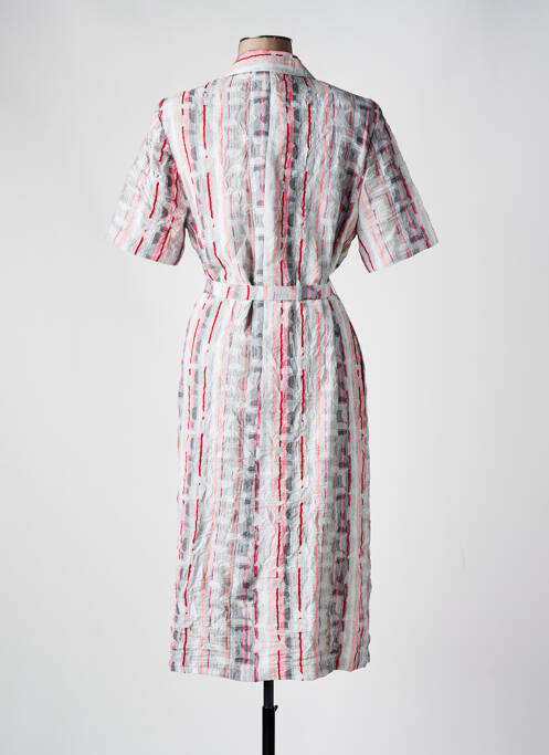 Robe mi-longue gris GUY DUBOUIS pour femme