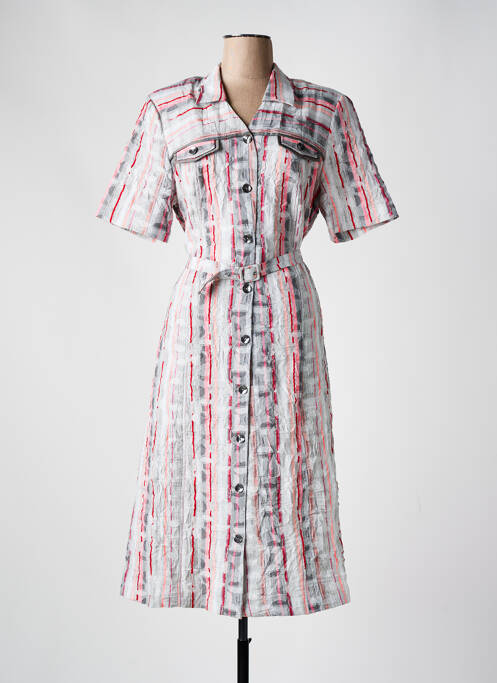 Robe mi-longue gris IMPULSION pour femme