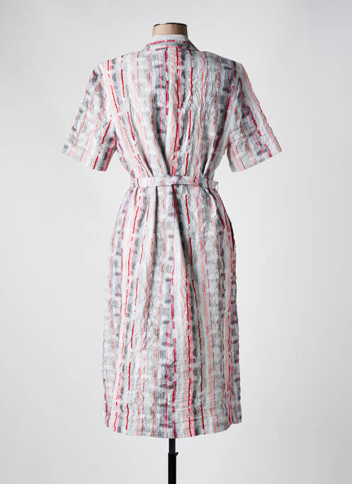 Robe mi-longue gris IMPULSION pour femme