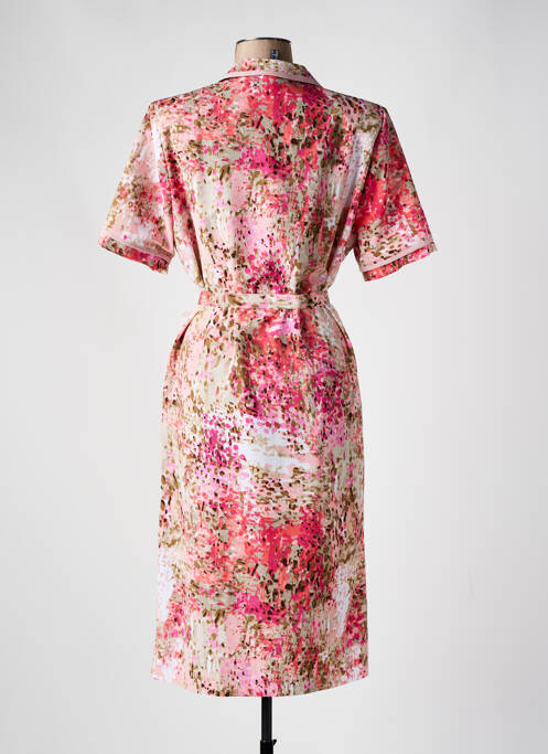 Robe mi-longue rose GUY DUBOUIS pour femme