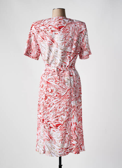 Robe mi-longue rouge FRANCE RIVOIRE pour femme