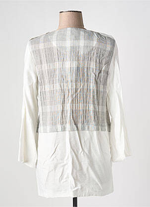 Veste casual col rond gris MERI & ESCA femme