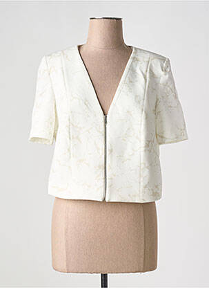 Boléro manches courtes blanc MERI & ESCA femme