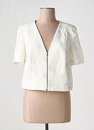Boléro manches courtes blanc MERI & ESCA femme