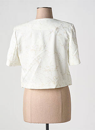 Boléro manches courtes blanc MERI & ESCA femme