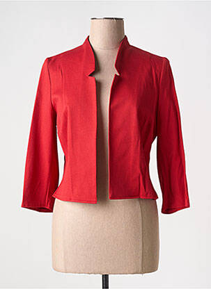 Veste chic manches longues rouge MERI & ESCA femme
