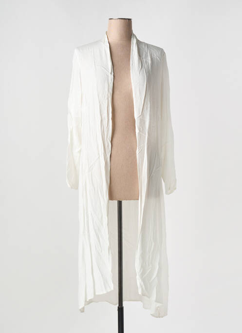 Gilet manches longues blanc MERI & ESCA pour femme