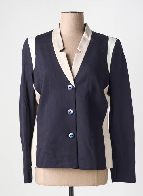 Veste chic bleu FRANCE RIVOIRE pour femme