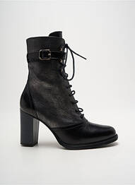 Bottines/boots matière lisse talon de 7 à 9cm argent AMARU femme