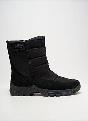 Bottines/boots fermeture zippée bout rond noir ROHDE homme