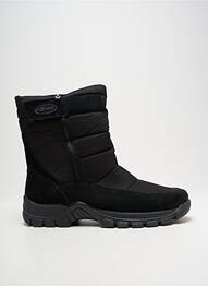 Bottines/boots fermeture zippée bout rond noir ROHDE homme