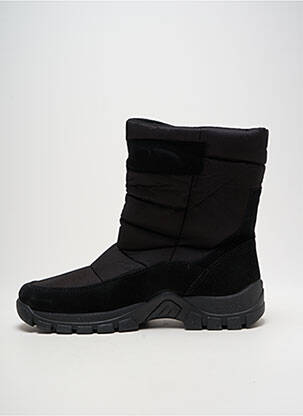 Bottines/boots fermeture zippée bout rond noir ROHDE homme