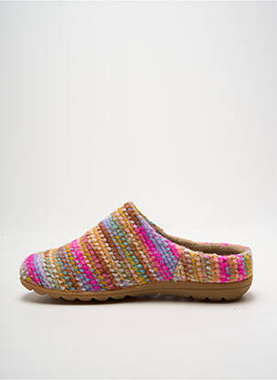 Chaussons/pantoufles bout rond talon plat jusqu'à 3cm rose WESTLAND femme