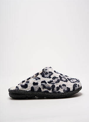 Chaussons/pantoufles bout rond talon plat jusqu'à 3cm blanc WESTLAND femme