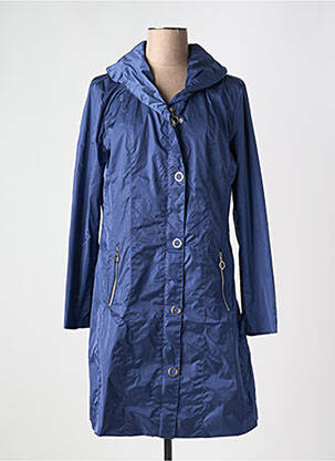 Parka manches longues sans capuche bleu MARBLE femme