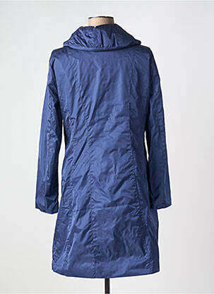 Parka manches longues sans capuche bleu MARBLE femme