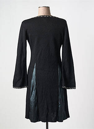Robe mi-longue manches longues manches longues noir LO! LES FILLES femme