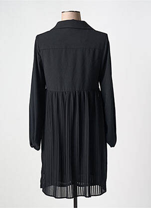Robe courte manches longues manches longues noir C'EST BEAU LA VIE femme