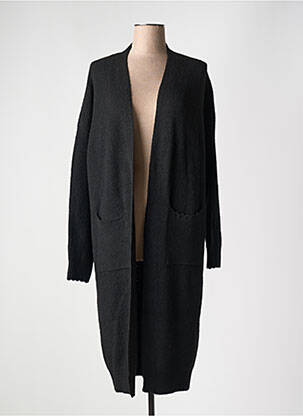 Gilet manches longues noir C'EST BEAU LA VIE pour femme