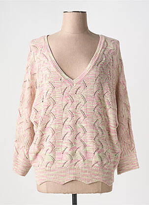 Pull rose MARINA V pour femme
