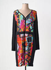 Robe mi-longue noir DOLCEZZA pour femme seconde vue