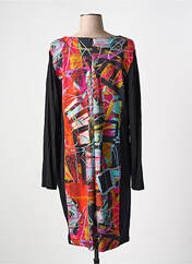 Robe mi-longue noir DOLCEZZA pour femme seconde vue