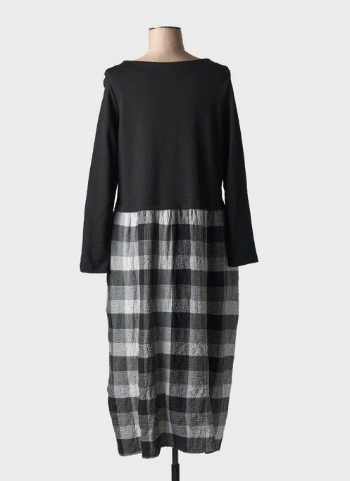 Robe longue manches longues noir KOKOMARINA femme