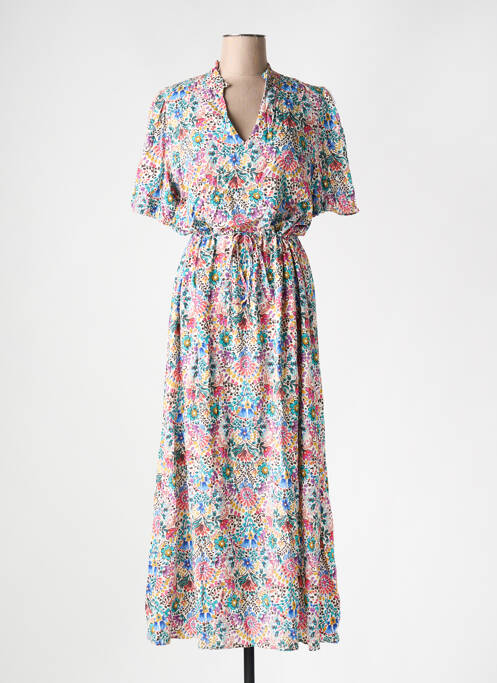 Robe longue blanc C'EST BEAU LA VIE pour femme